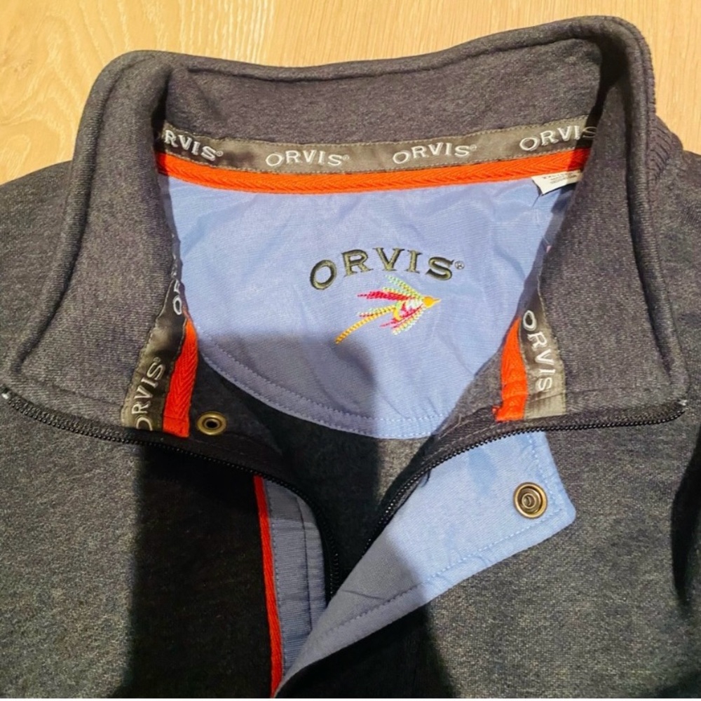 Orvis 1/4 Zip Long Sleeve Sweatshirt